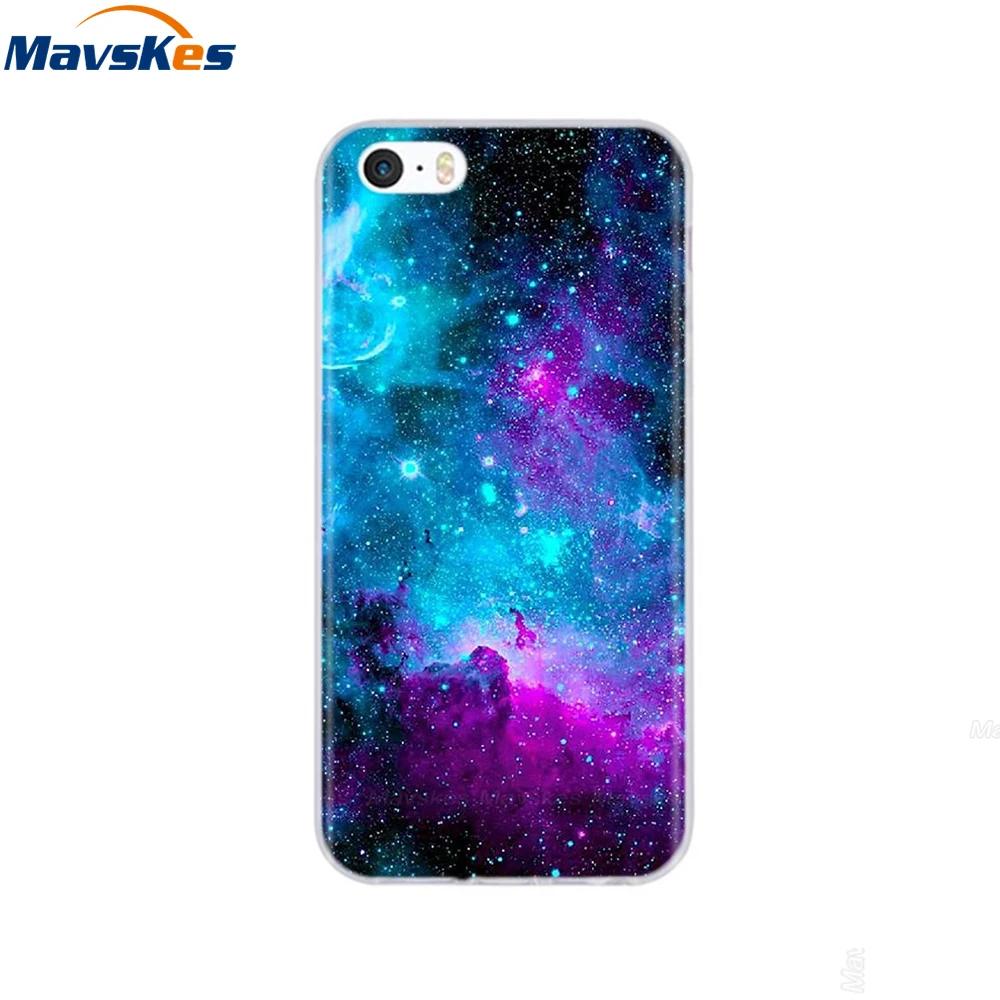 For iPhone 5s SE 5 Case Cover Silicone Soft TPU Cover Print Flower Cute Animal Phone Case For iPhone 6s 6 7 8 Fundas Clear Cases