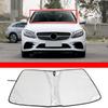 Windshield Car Front Car Light Heat Summer UV Easy Installation and Interior Car Design Mercedes-Benz C-Class (2015-2021) Sunshade, Sunshade, Shade,