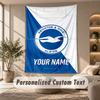 Tapestry Custom Name Text, Wall Hanging Tapestry Home Room DecorBrighton & Hove Albion Football