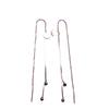 Color Gold Women'S Fashion, Foreign Style, Fringed Long Earphones, Beautifully Plated With Rose Gold