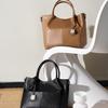 Top Layer Cowhide Large Bag Single Shoulder Handbag for Women 2025 New Vintage Large Capacity Tote Bag Genuine Leather Crossbody Bag for Women