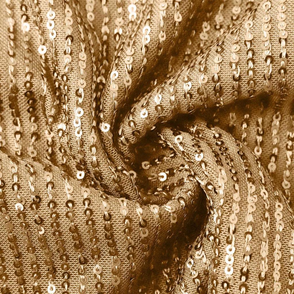 Damen Modisches Und Bequemes Lockeres Pailletten-Kurzarm-Top