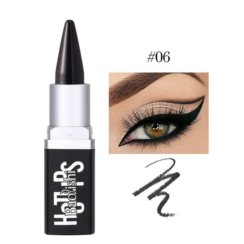 6-Color Pearlescent Eyeliner Stick Eyeshadow Stick Waterproof Non-Smudge Eyeliner Cream Quick Dry Long Lasting Eyeliner Pen Eyeshadow