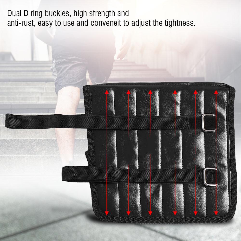 15KG Adjustable Ankle Leg Strength Training Weight Sand Bag for Boxing Running