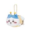 Hachiware Usagi Chiikawa Cute Cross Dressing Bee Plush Pendant Doll Keychain