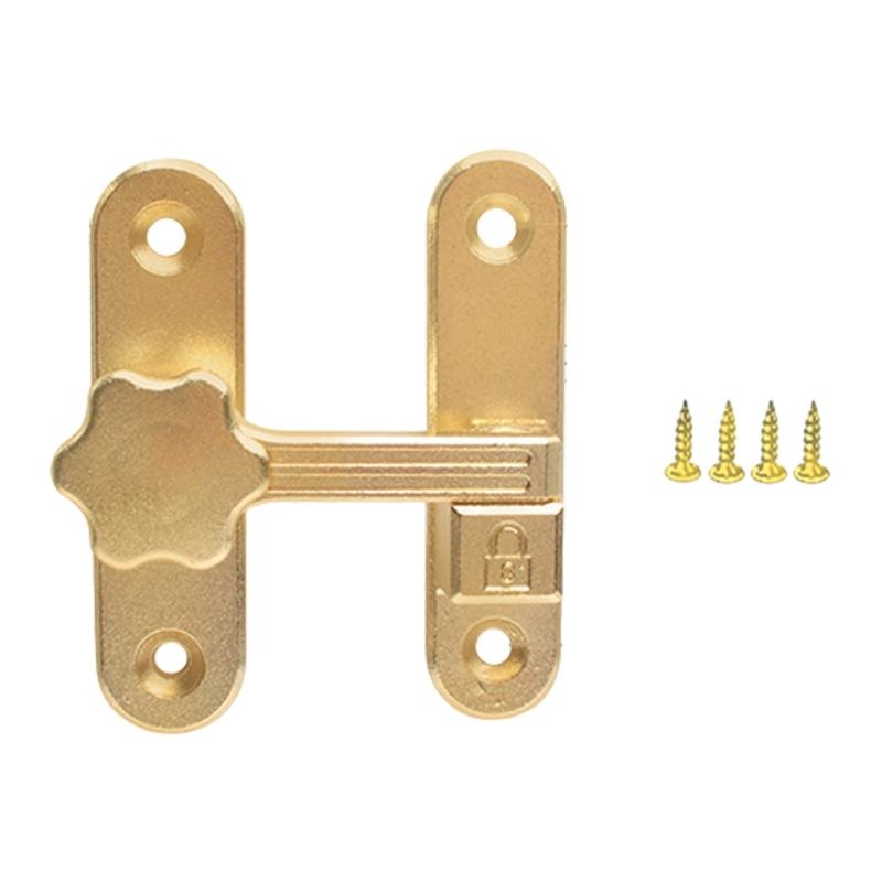 Secure Zinc Alloy Door Lock Latches Easy Installation Designs Accessory for Interior Exterior Door Rustproof Use