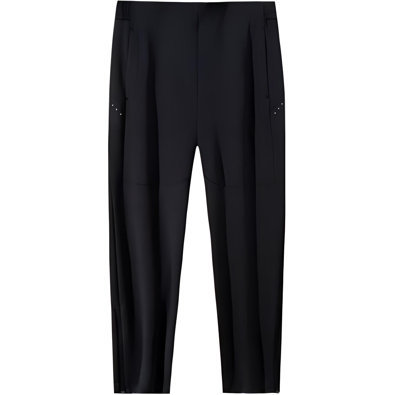 

Anta Champion Outdoor Series Comfortable Casual Simple Straight Leg Fleece Knitted Sports Pants Men bottoms Basic-Black 152510301-2 XL