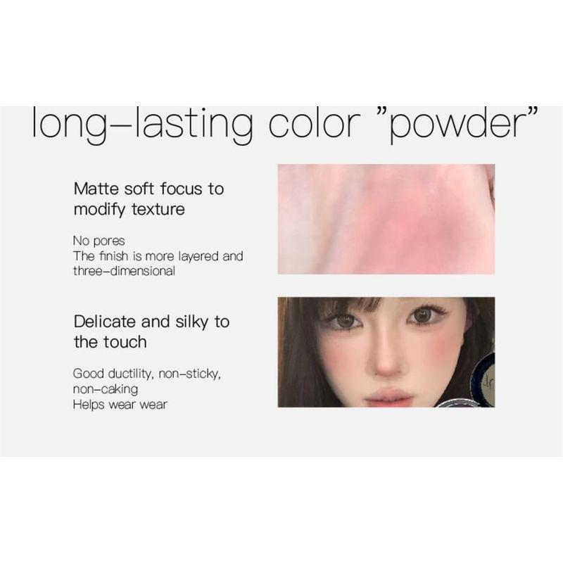 HERORANGE - Light Pink Mist Monchrome Powder Cheek Blusher - 1-3