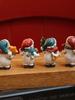 Cute Christmas Holiday Atmosphere Snowman Retro Resin Decor On Desk New Year Ornaments Photography Props Home Decoration