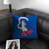 Abstract Animals Funny Cushion Cover Natural Linen Organic Fabric Double-Sided Printing Sofa Home Decor Gift Pillow Case