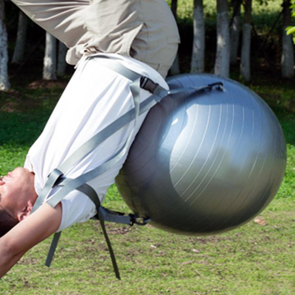 Yoga Ball for Somersault & Backflip Training, Adjustable Straps, Fitness & Yoga Exercises