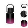 Insulated Water Bottle Drink 1000ml Portable with Handle Thermal Mug for Running