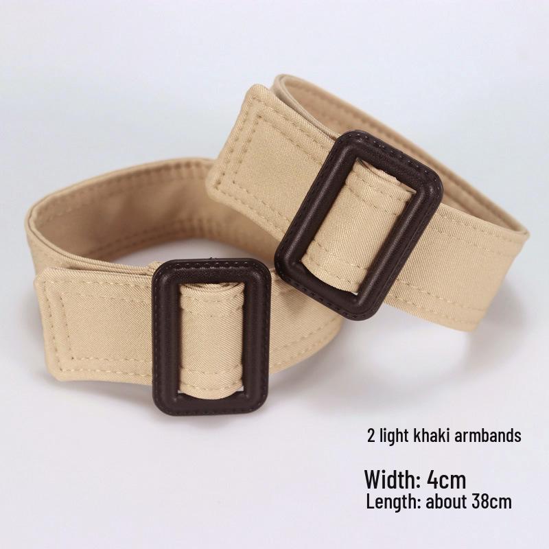 Versatile Khaki Fabric Trench Coat Belt for Women - Waistband & Sleeve Strap Accessory