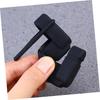 Silicone Seat Belt Cover & Buckle Cover Black Safety Buckle Plug Protector Anti-Scratch Washable Car Accessories (Black, Set of 2)