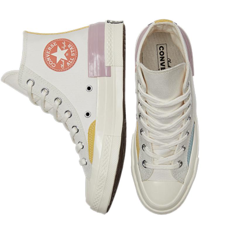Converse Chuck Taylor All Star 1970s Trendy High-Top Espadrilles Women's White Pink