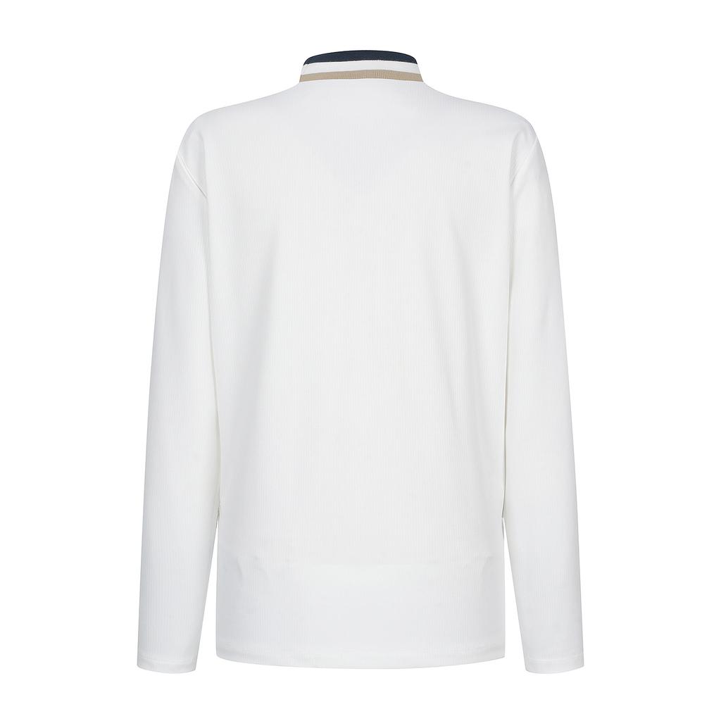 SUPERIOR Women'S Ribbed Turtleneck T-Shirt White (Iw0Eks10331)