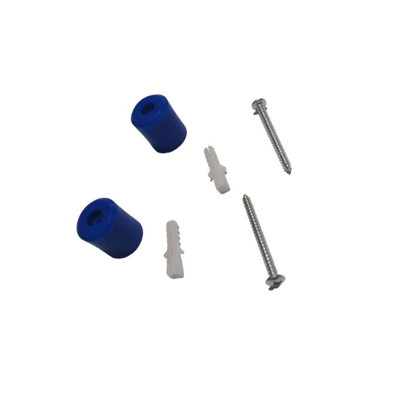 652F Wall Mounted Bracket for Ski Boards Storage Adjustable TPE Holder for Efficient Space Management