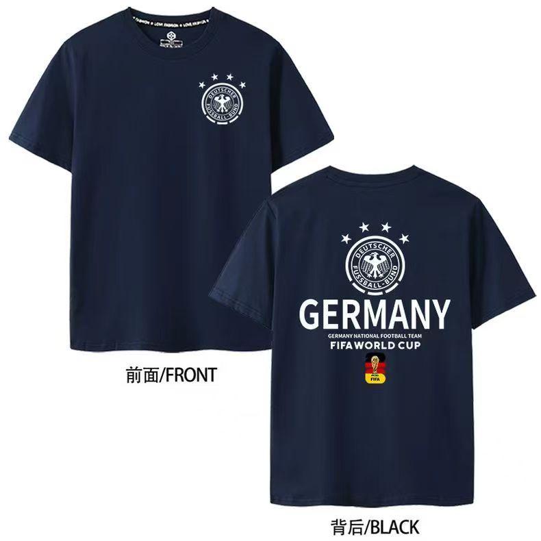 2026 World Cup Germany France Brazil Soccer Fan T Shirt Unisex Cotton Short Sleeve Supporter Tee