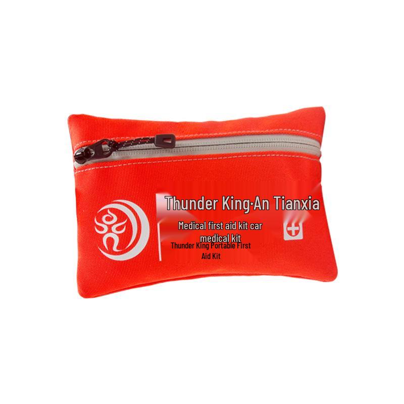 Thunder King Portable Emergency First Aid Kit for Cars and Outdoors