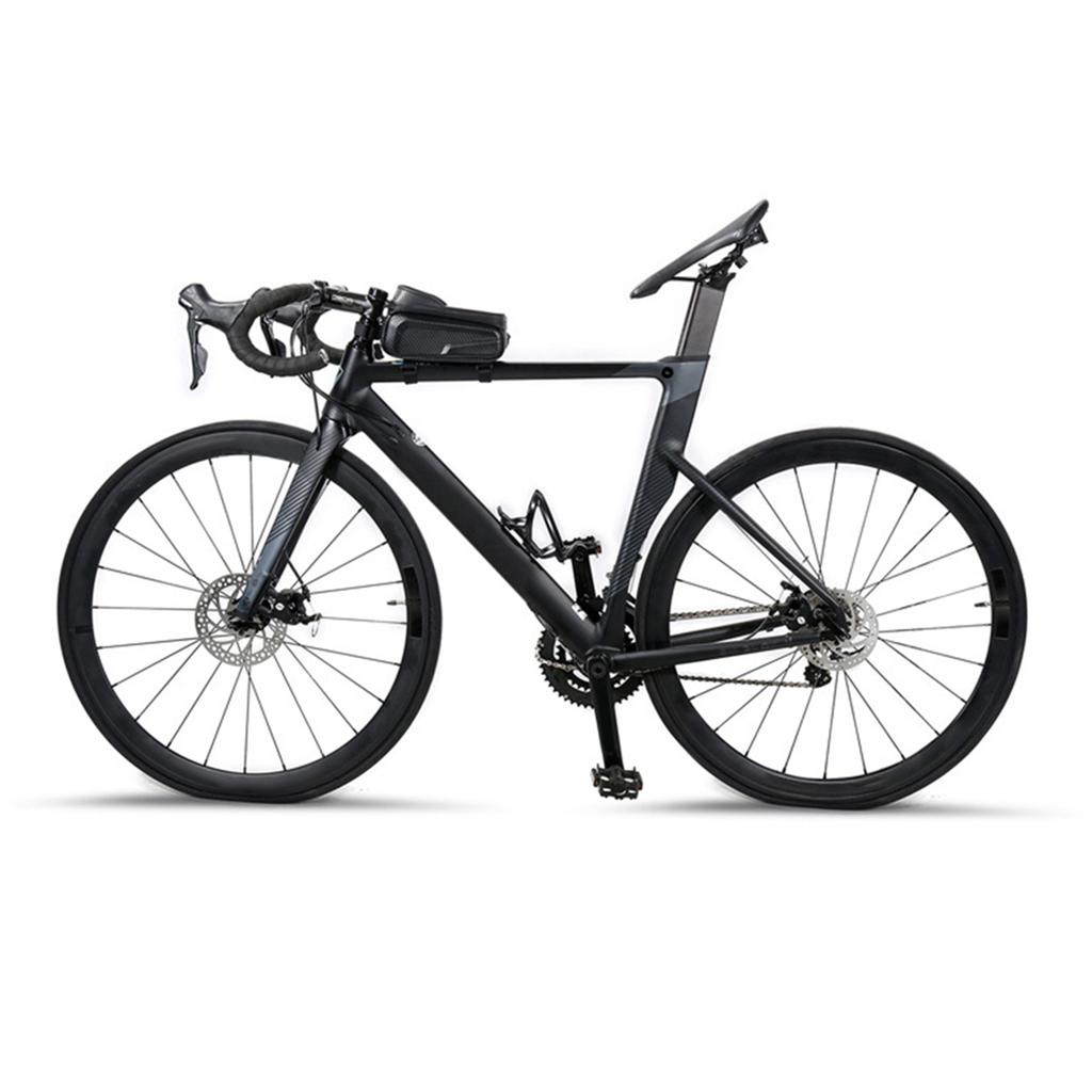 Waterproof Bicycle Phone Mount Bags Front Frame Top Tube Bag with Touchscreen Phone Holder Case Cycle Bike Tool Storage