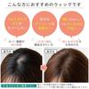 [BrightLala] 100% Human Hair Hairpiece, Fully Hand-Tied Partial Wig, Bangs Wig, Top Cover, Natural-Looking Wig for Women p389-LBK