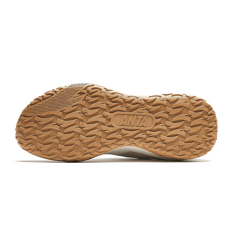 Anta Fabric Mochi Shoes Comfortable Versatile Thick Sole Low Top Casual Shoes Men sneaker White Gray Blue 912418870-2