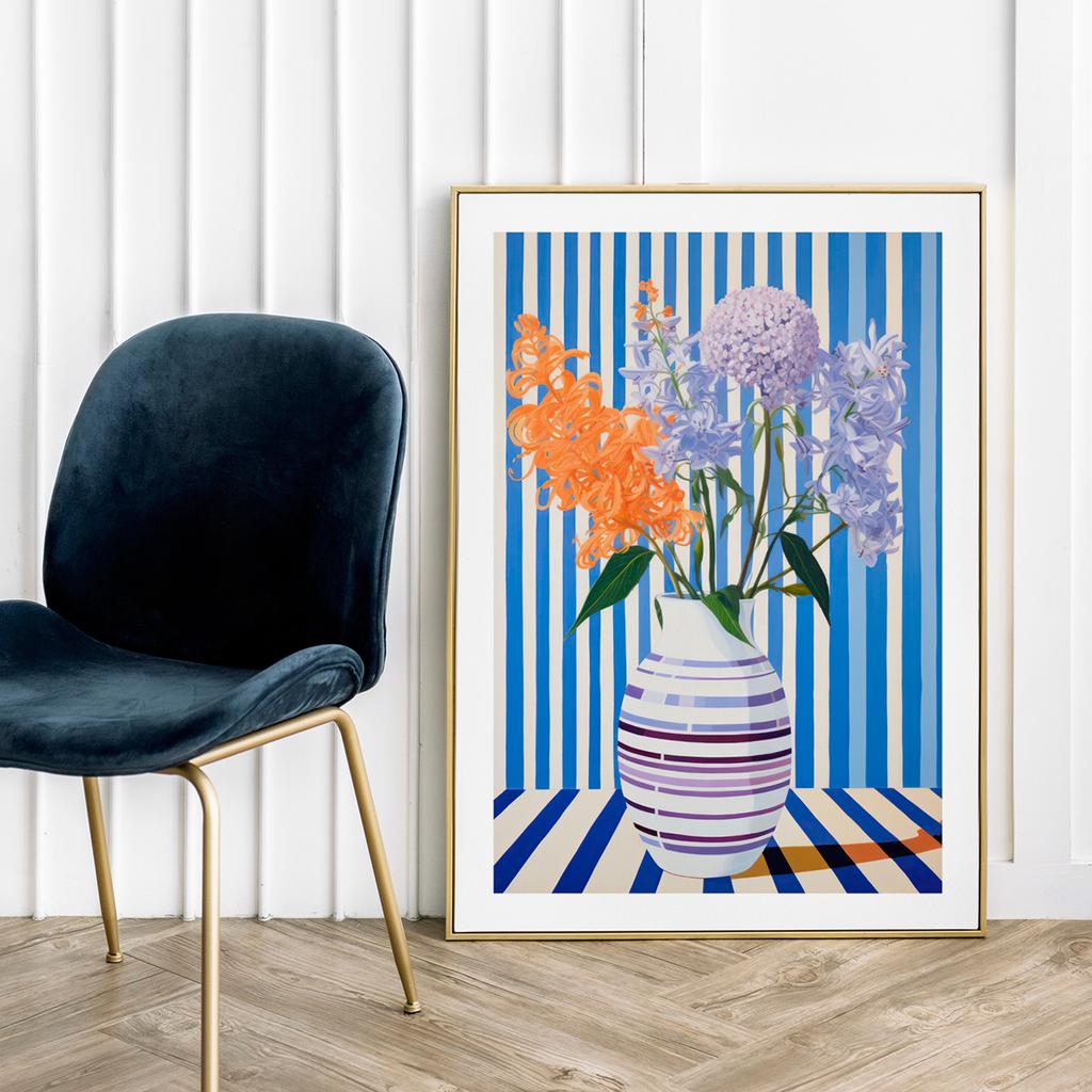 Plakat wazon martwa natura