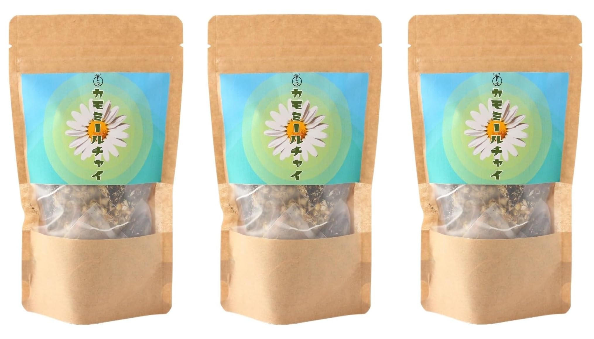 Spice Cafe Hitotsubu Chamomile Chai Tea 40g x 5g x 3 Morning Tea Bags, (8 packets) bags,