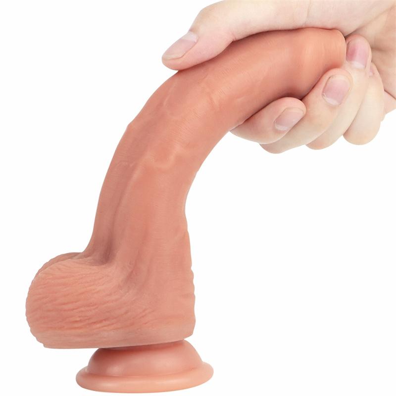 Liquid Silicone Exposed Glans Can Be Used To Push The Foreskin Head Fake Soft Penis for Fun Sex with Fake Penis Female Masturbation Device Orgasm