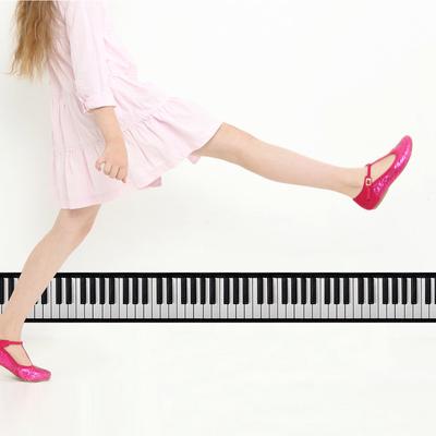 Black and White Piano Keys Wall Stickers Kicking Baseboard Waist Line Wallpaper Decals Music Decoration Glass Door Decor Musica