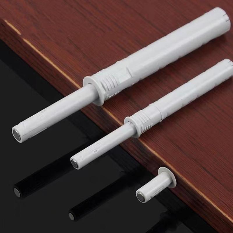 12pcs Magnetic Push Release Cabinet Latches Strong Spring Action For Smooth Touches Open Close Drawer Door