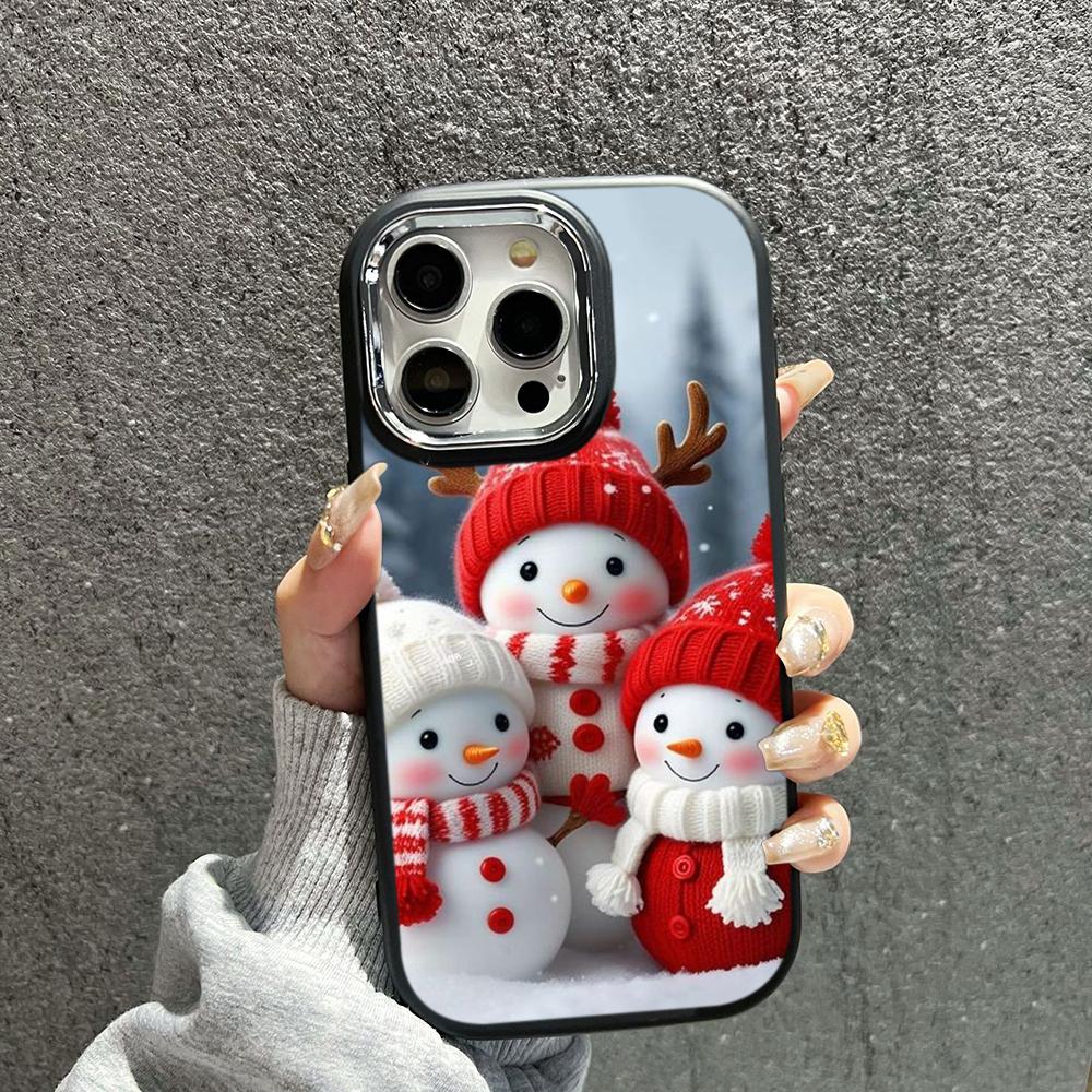 

N103 Новогодний Веселый Рождественский дизайн Мягкие чехлы для телефонов iPhone 16 Pro Xiaomi 11 Lite Redmi 13C Note 11s Покрытие Рамка Защитная крышка для камеры Задняя крышка Redmi Note 10/Note 10S