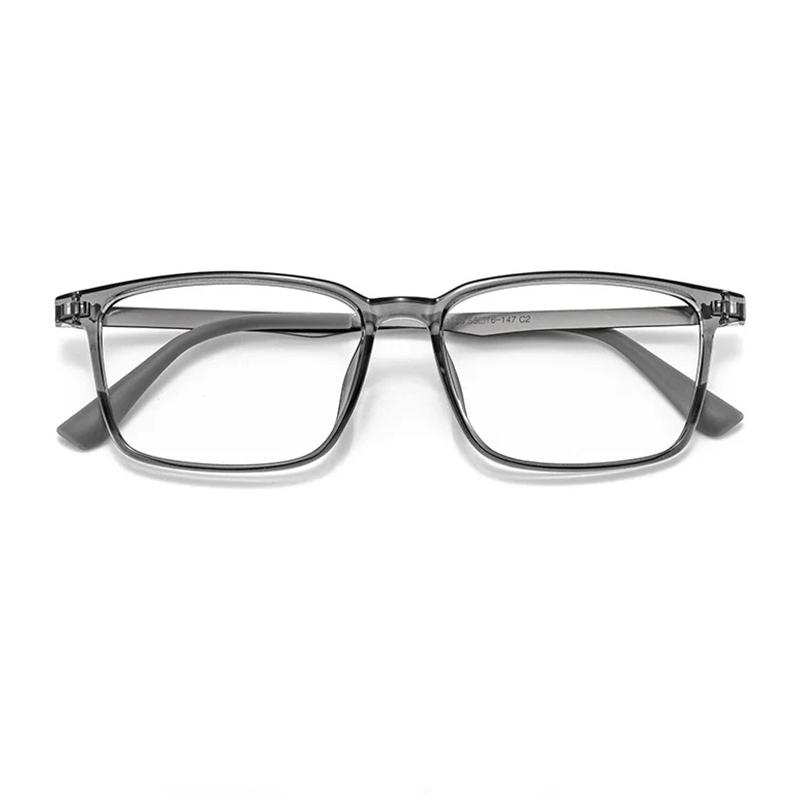 New Retro Ultra-Light Fashion Eyewear Women Rubber Titanium Square Flexible Optical Prescription Men'S Eyeglasses Frames