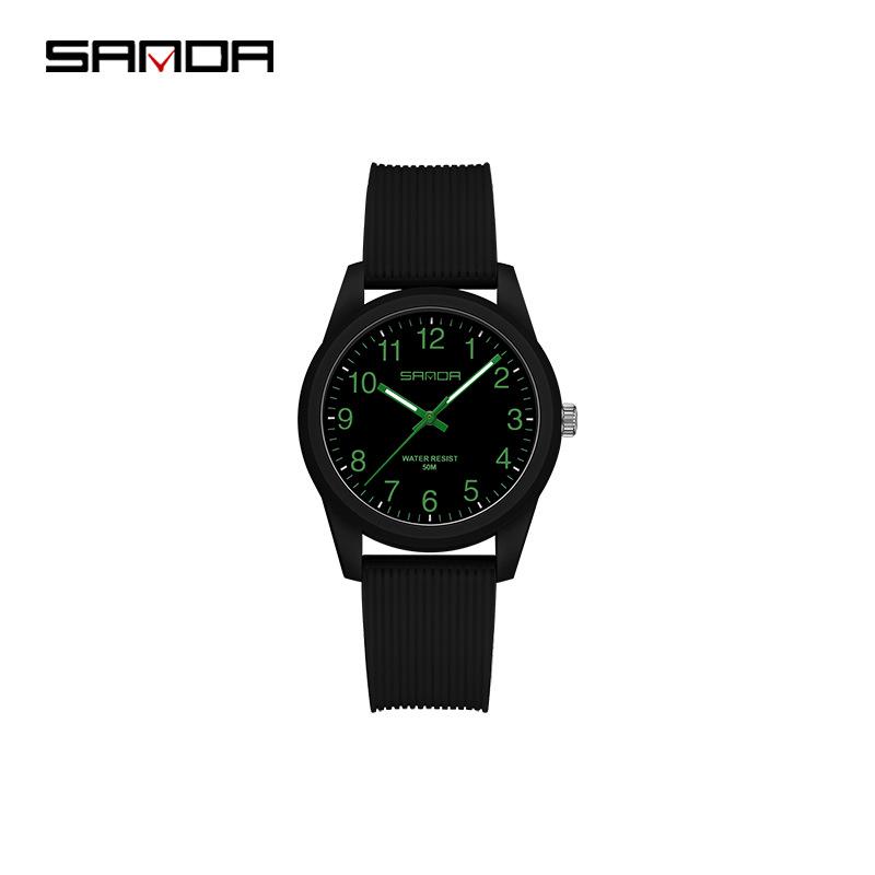 Sanda Creative Calendar Wristwatch for Students – Versatile Fashion Dial for Men & Women