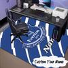 Custom Name Everton Football Crest Rug for Living Room, Game Rooms, Office, Bedroom, Floor Mat Playful Design, Fan Gifts Christmas Decor