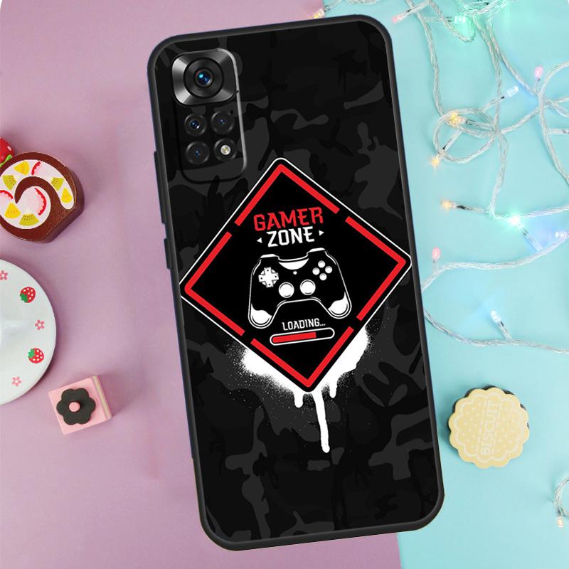 Game Console Gamer Zone Case For Xiaomi Redmi Note 9 10 11 12 13 14 Pro 9S 10S 11S 12S Redmi 14C 10C 12C 13C Cover