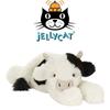 Jc Smudge Cow Plush Toy With Pp Cotton Filling For Kids Birthday Gift