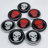 4pcs O.D 63MM / I.D 59MM Skull Logo Emblem Car Wheel Center Caps Accessories for Wheels Hub Lid Rim Hubcaps Centre Cover Replace