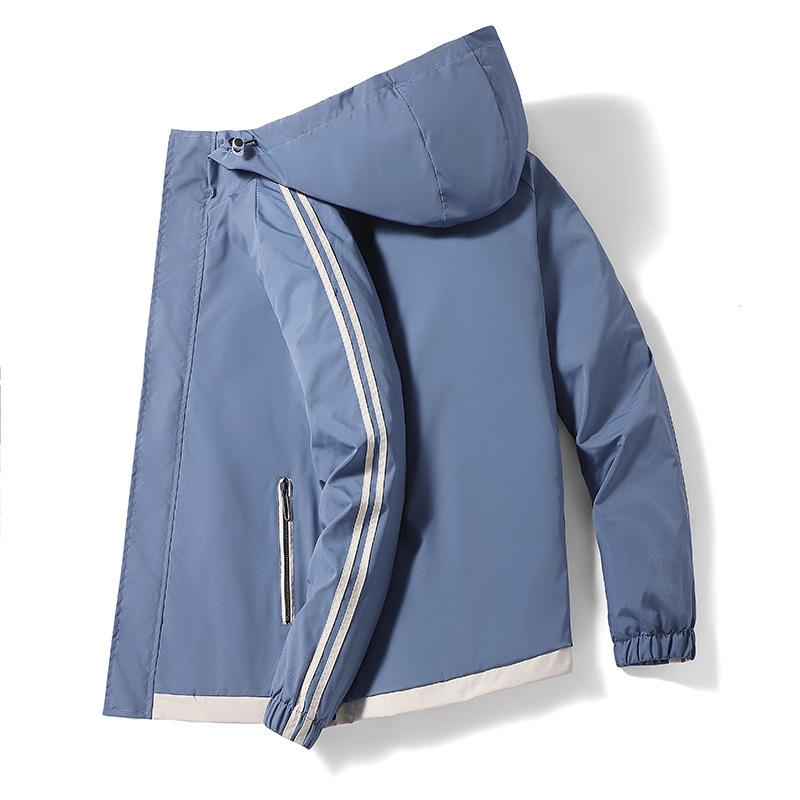 Весенняя и осенняя мужская куртка, модная брендовая универсальная мужская одежда, молодежная корейская повседневная куртка M