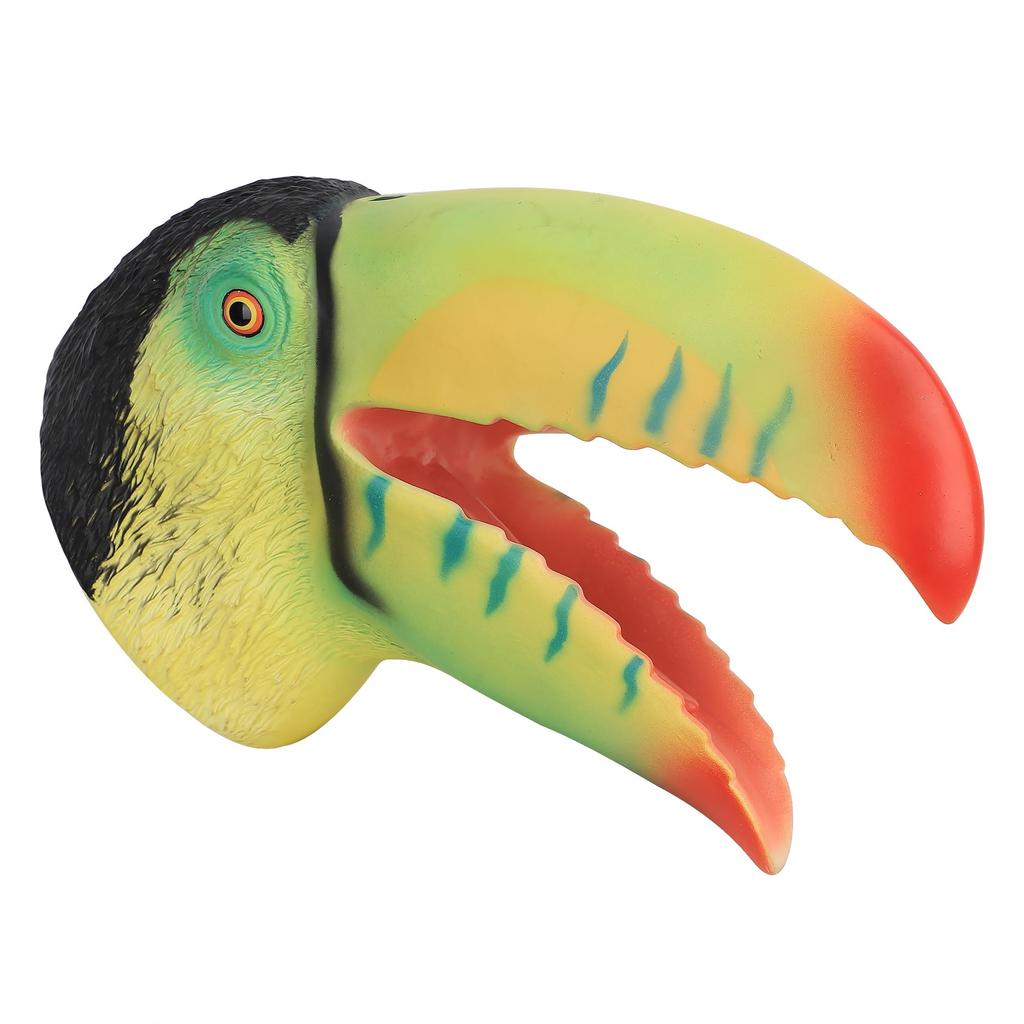 BirdParrot Plush Puppet with Moving Mouth, Animal Gloves, Cosplay, Hand Puppet, Educational Model, Halloween, Christmas Prop, Fun Prank,