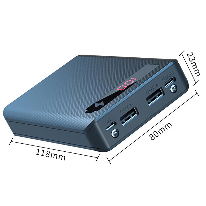 Încărcător Telefon Mobil Carcasă Detașabilă DIY Baterie 5*18650 Carcasă Baterie Externă 10W Dual USB Suport Cutie Depozitare Baterii