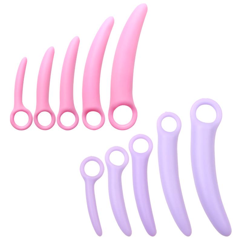 Crescent Female Vibrator: Hand-Pulled Anal Plug for SM Training & Adult Play
