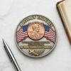 1/2/3/4/5Pcs The Last Cent American Flag Cent Souvenir Coin Eagle Final Collectible Coin Memorial Token History Buffs Collectors