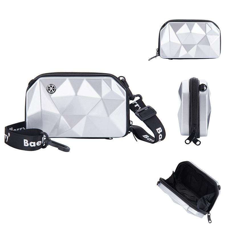 

Baellerry женские модные косметички классический дизайн дорожная сумка через плечо женские подарки сумки через плечо 19*11*6cm серебряный