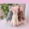 Adorable Sweet Alpaca Plush Toy Keychain Fluffy Mini Doll Great For Bag Charms