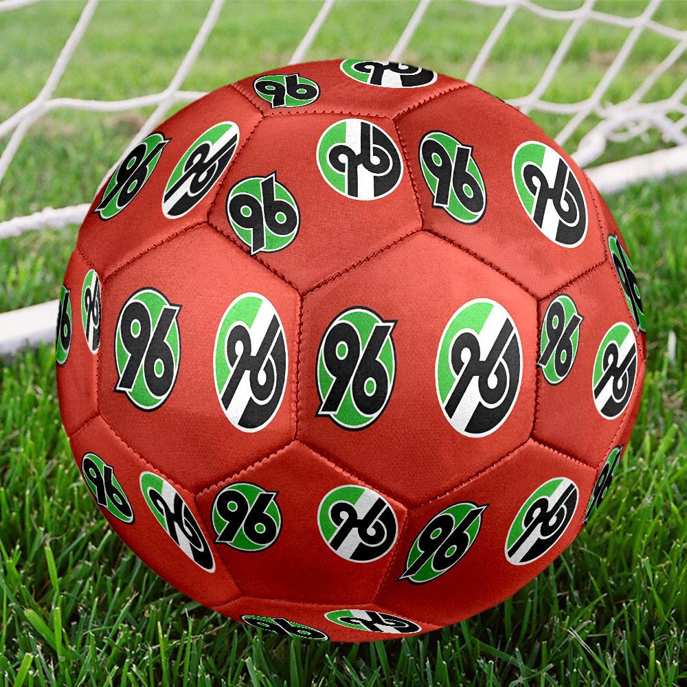 Hannover 96 Fußball-Print Größe 5 Fußball, Standard-Spielball für Sportspiele und Mannschaftstraining, Ideales Geschenk für Fußballfans