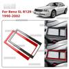 Skutečná měkká karbonová samolepka pro Mercedes Benz SL R129 1990-1994 1995 1996 1997 1998 1999 2000 2001 2002 Panel úložného boxu auta.