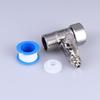 1 Set Tap Tee B Cold  Water Pipes Home Accessories 1/2" To 1/4"3/8" With Shut-Off Ball Valve Ro Feed Water Adapter
