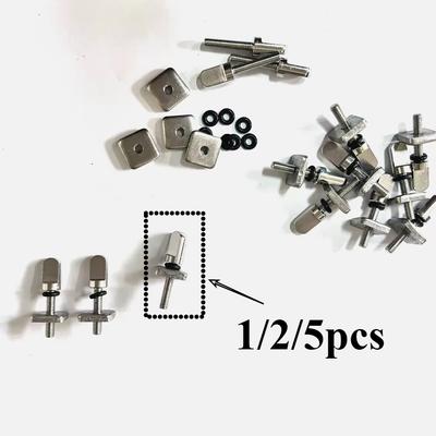 1/2/5PCS Surfboard Tail Fin Rudder Screw, Straight Hand Twisted M4 Hand Tightened Racing Paddle Board Connection Screw