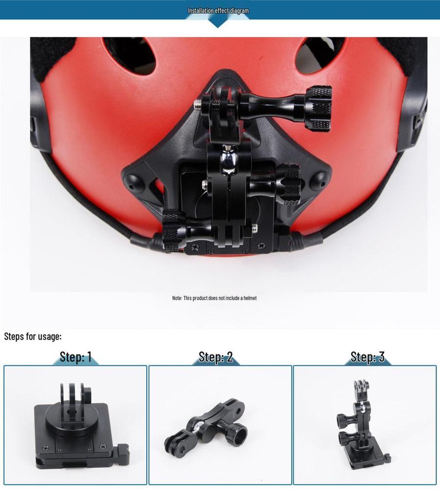 GoPro Helmet 360° Rotating Head and Selfie Mount Set Accessories